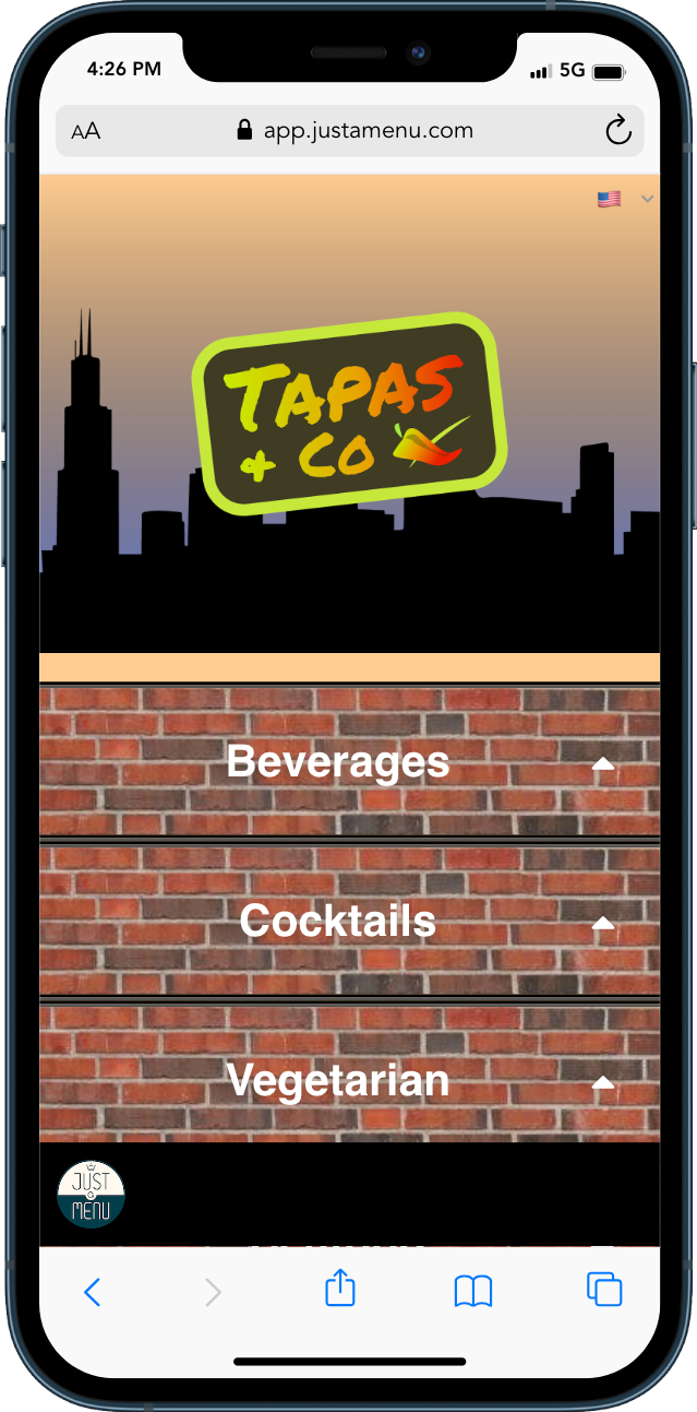 Skyline Menu Preview